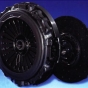 Clutch and disk cover, release bearing