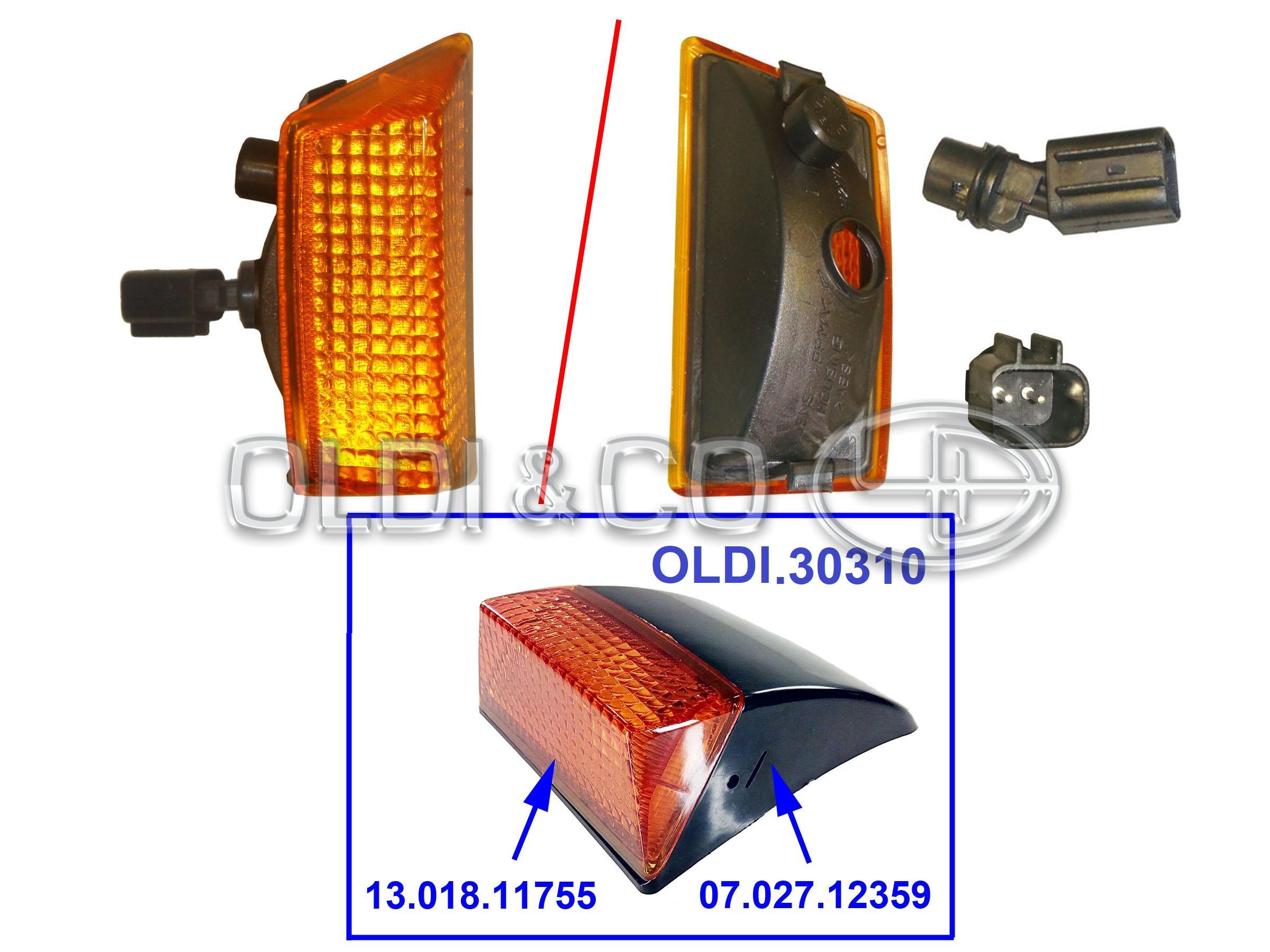 13.018.11755 Electric equipment → Turn signal lamp