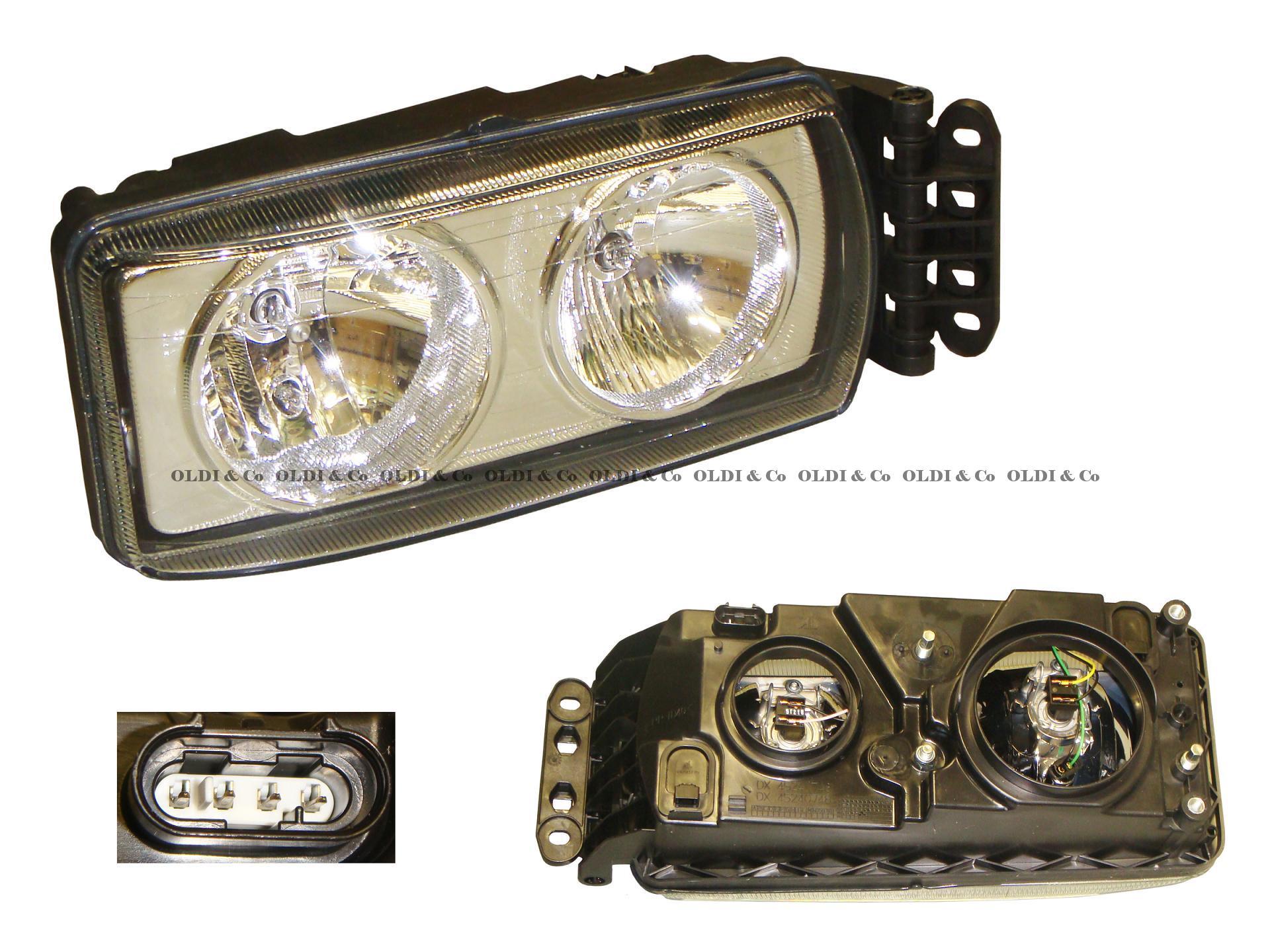 13.028.16506 Optics and bulbs → Complete headlamp