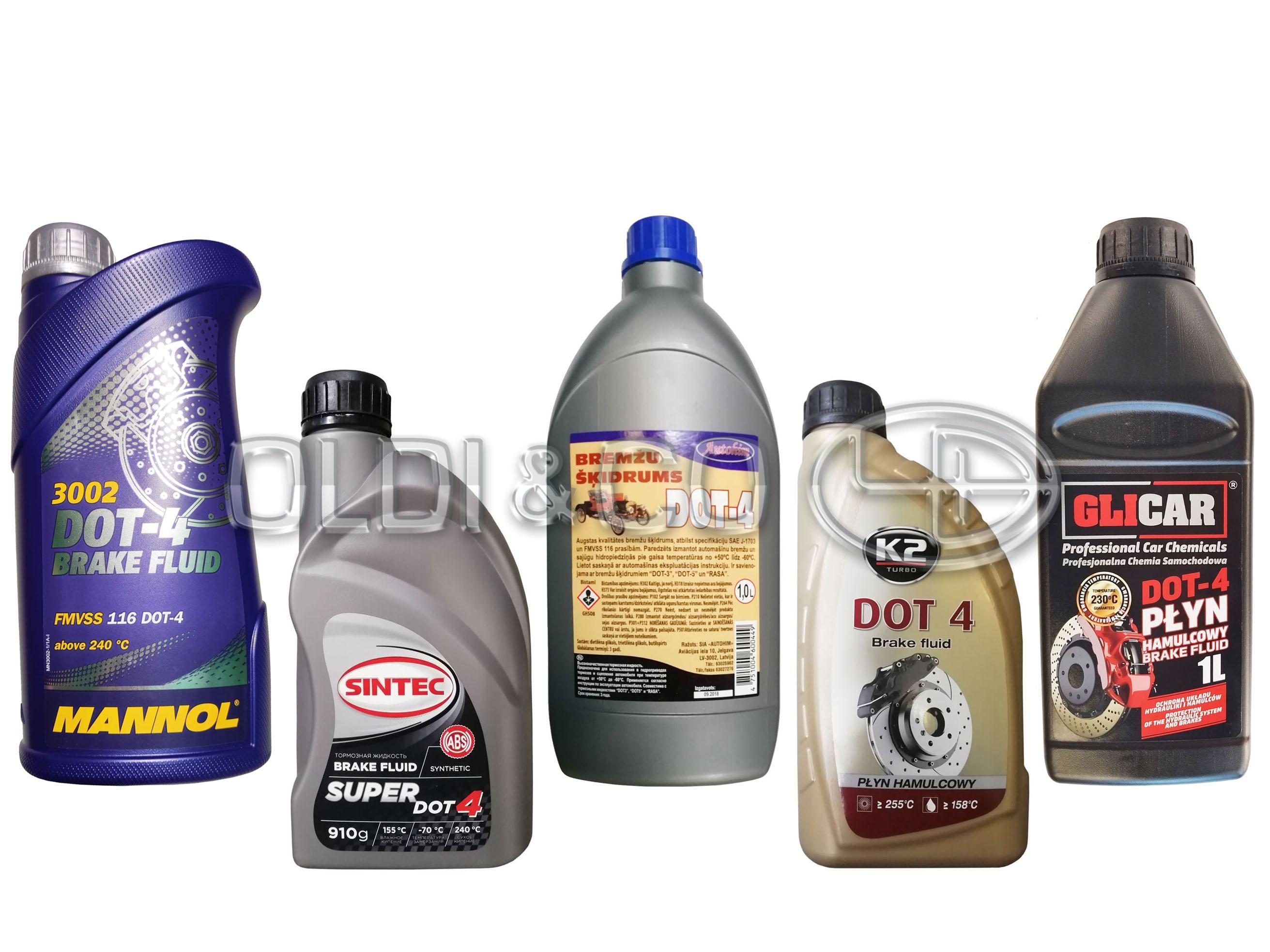 02.001.00176 Oils and transmission liquids → Brake Fluid DOT