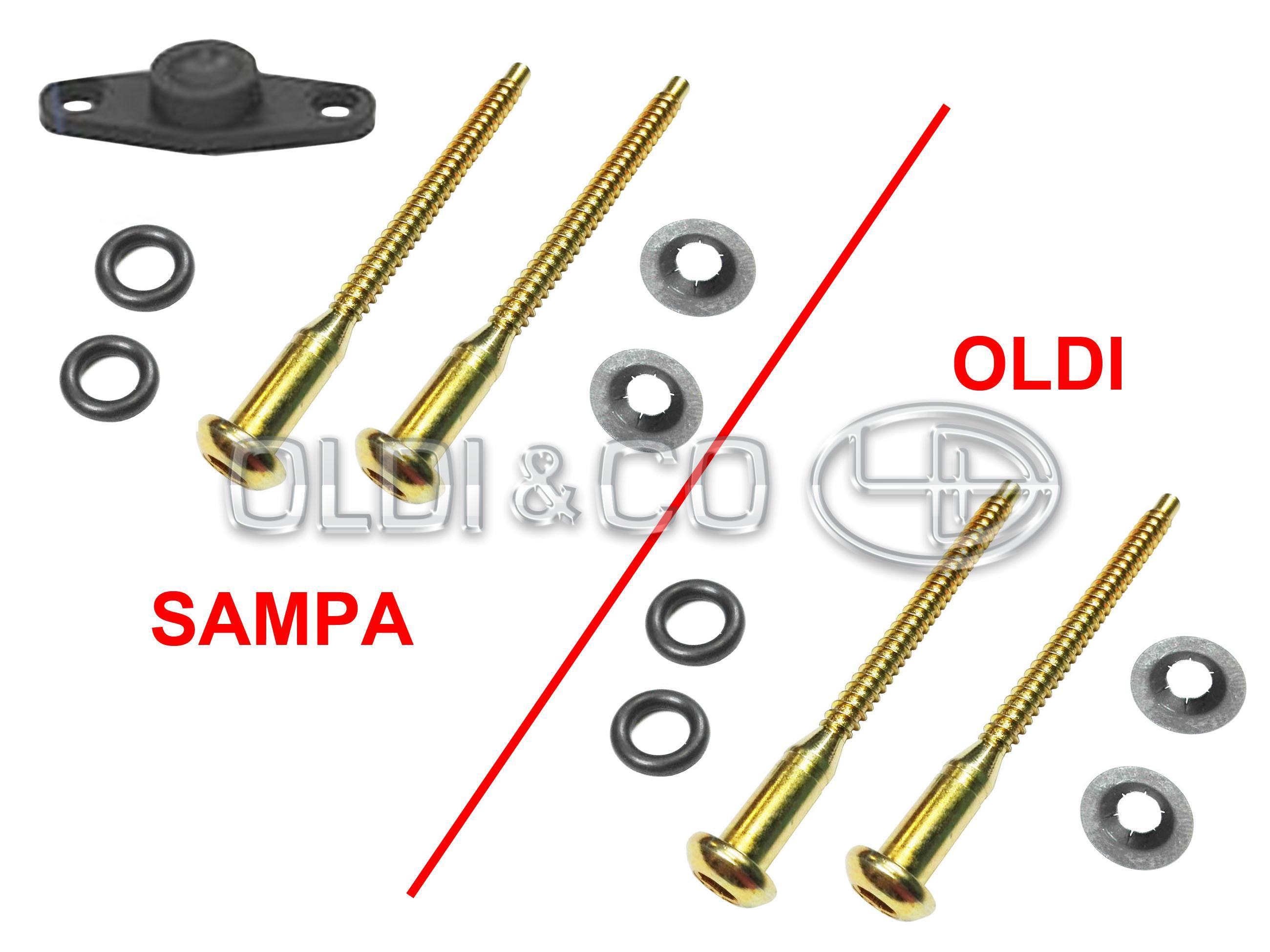 07.157.22734 Sealing rings / oil seals → Headlamp adjusting kit
