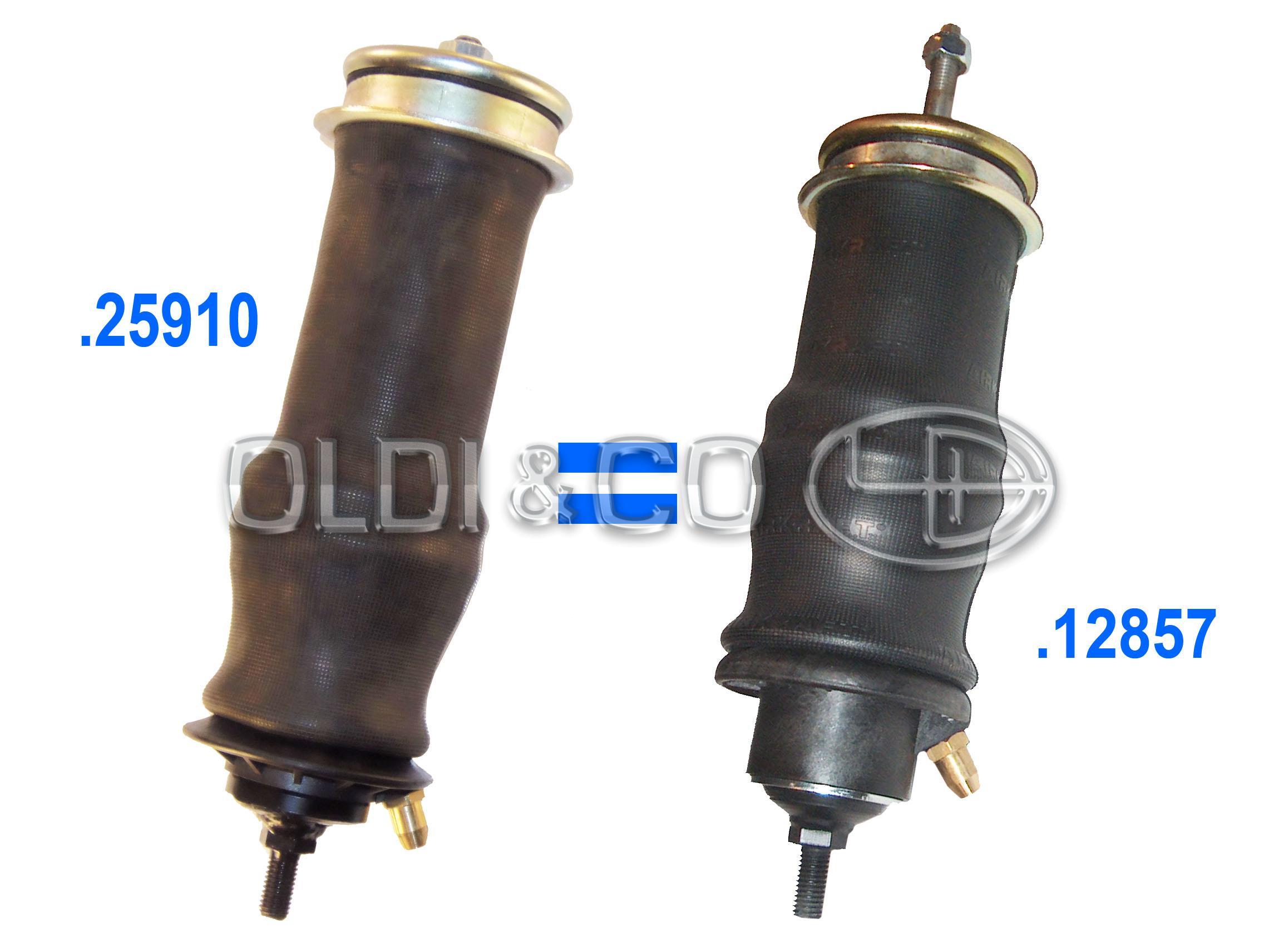 07.065.25910 Sealing rings / oil seals → Cab shock absorber w/ air bellow
