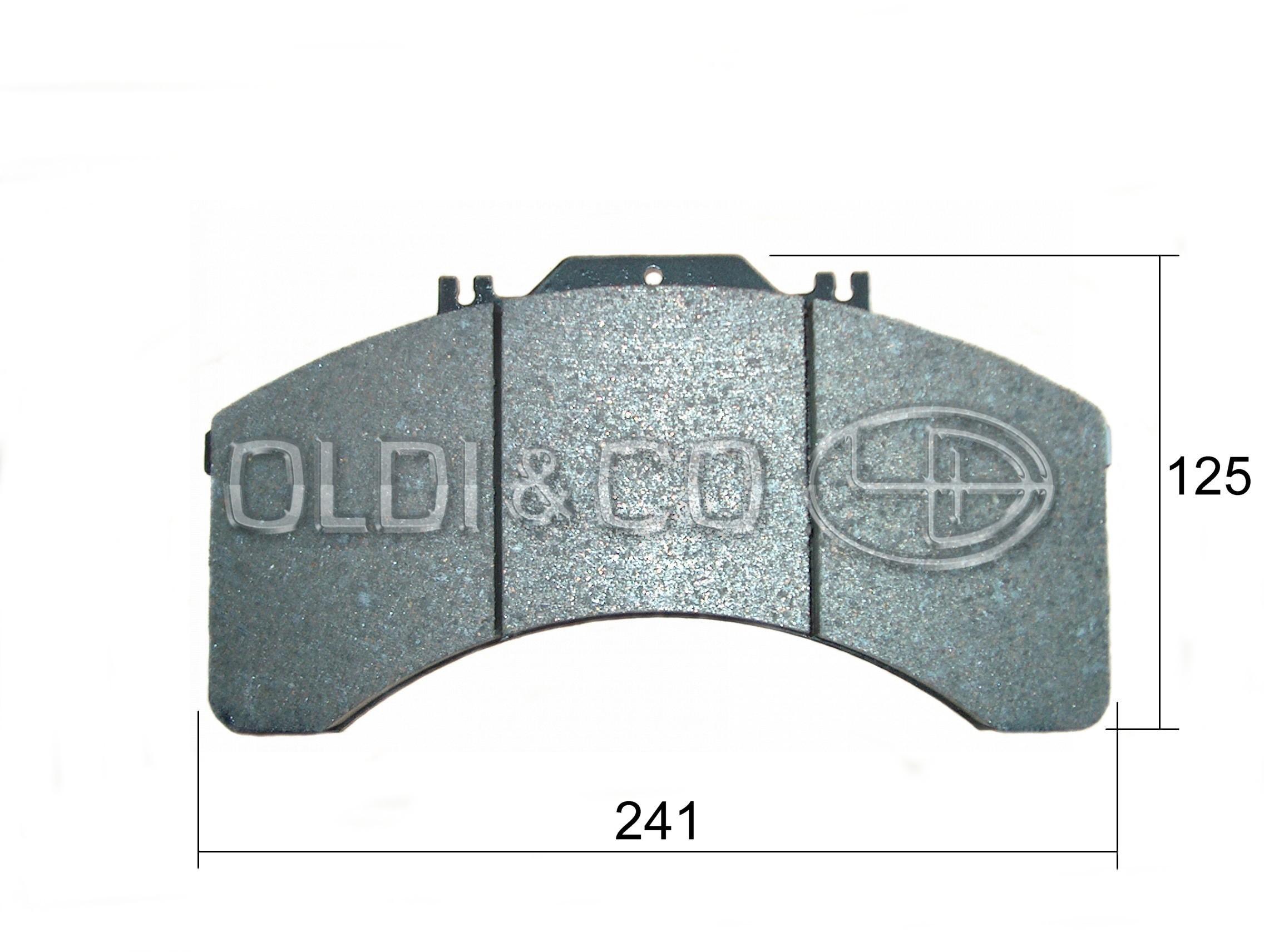 11.010.02596 Calipers and their components → Brake pad kit