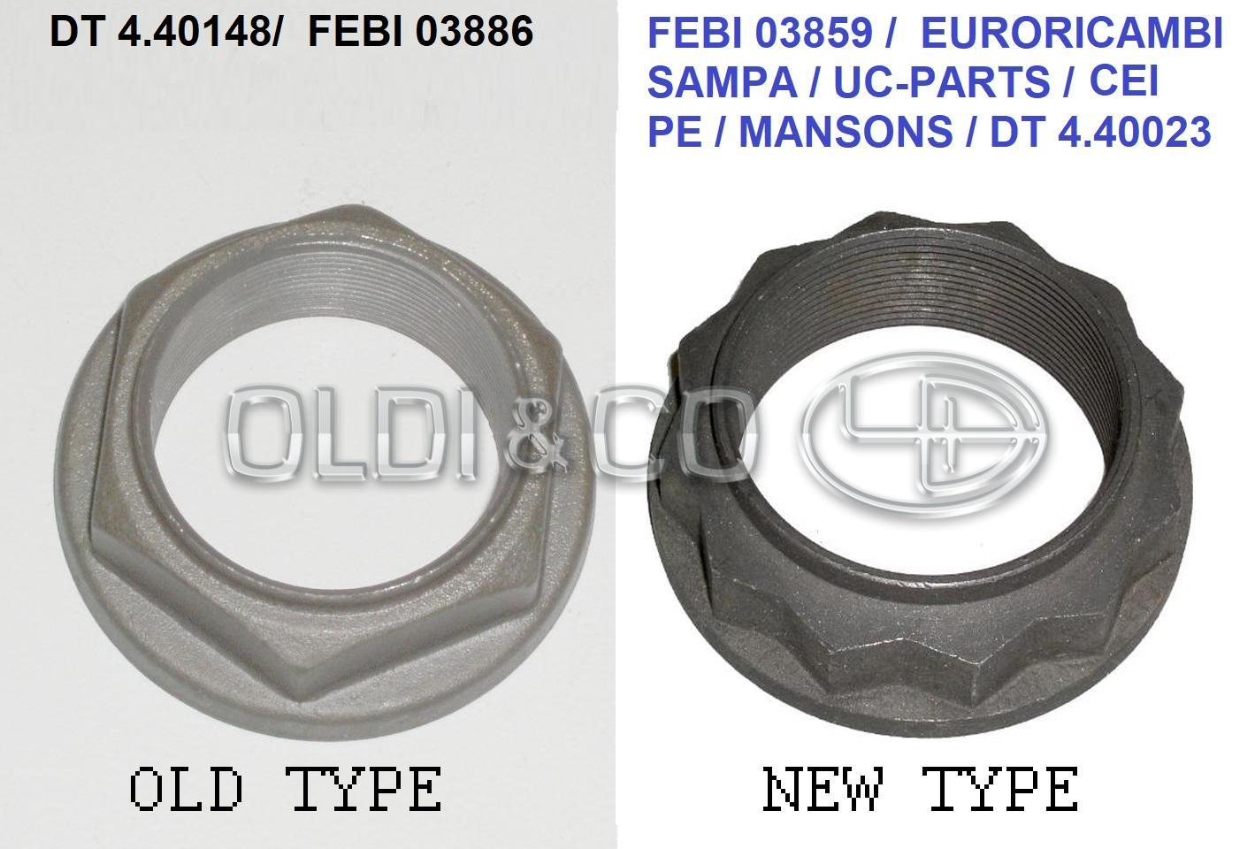 32.006.07866 Transmission parts → Gearbox nut