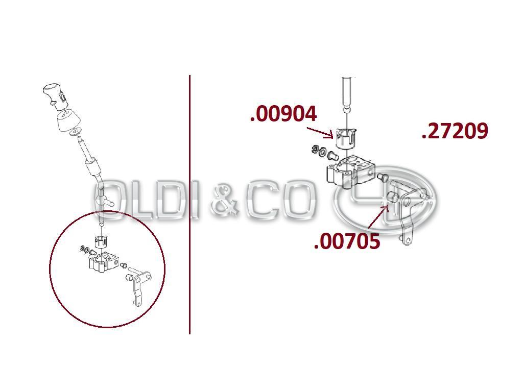 36.013.27210 / 
       
                          Gear lever repair kit