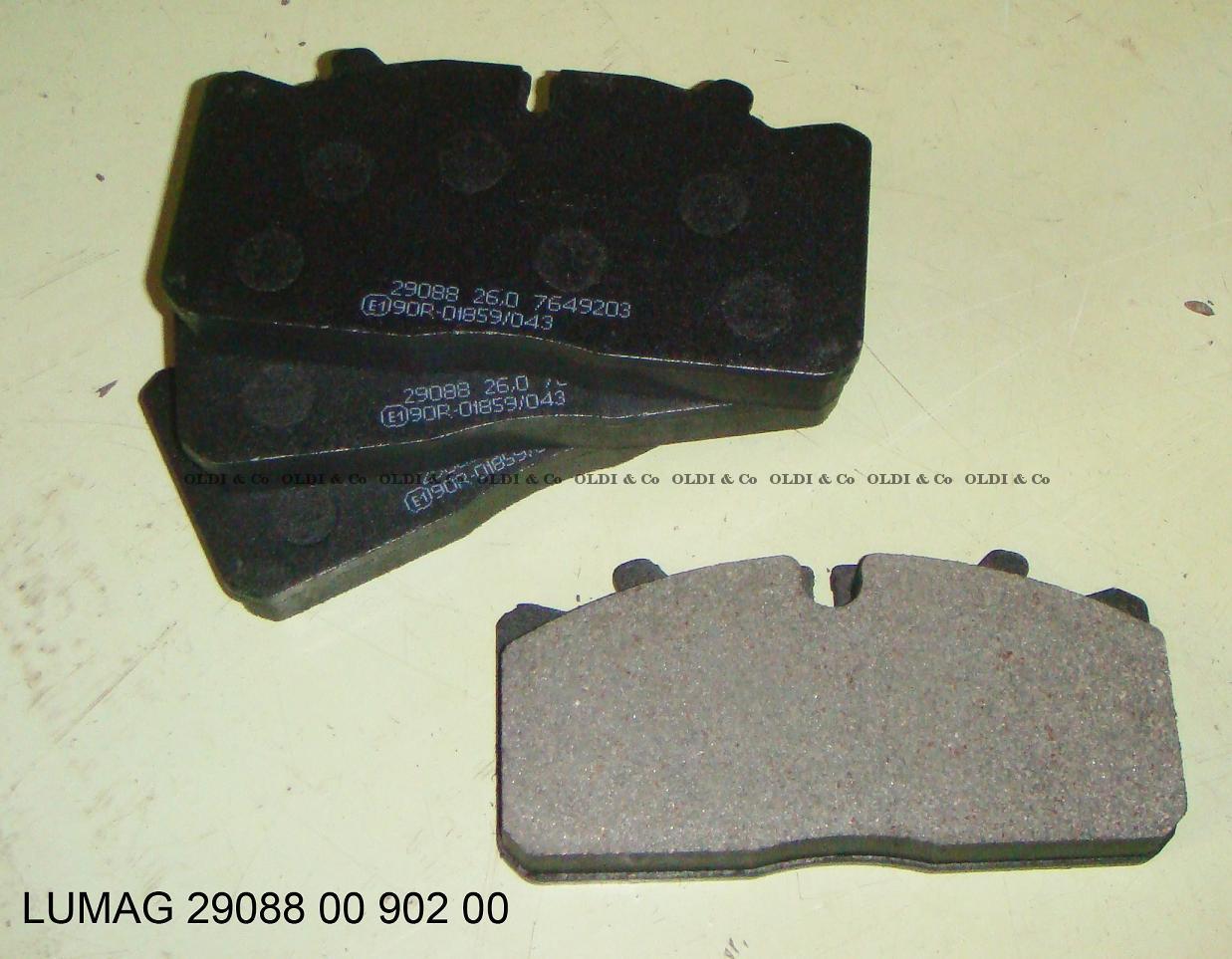 11.010.09266 / 
       
                          Brake pad kit