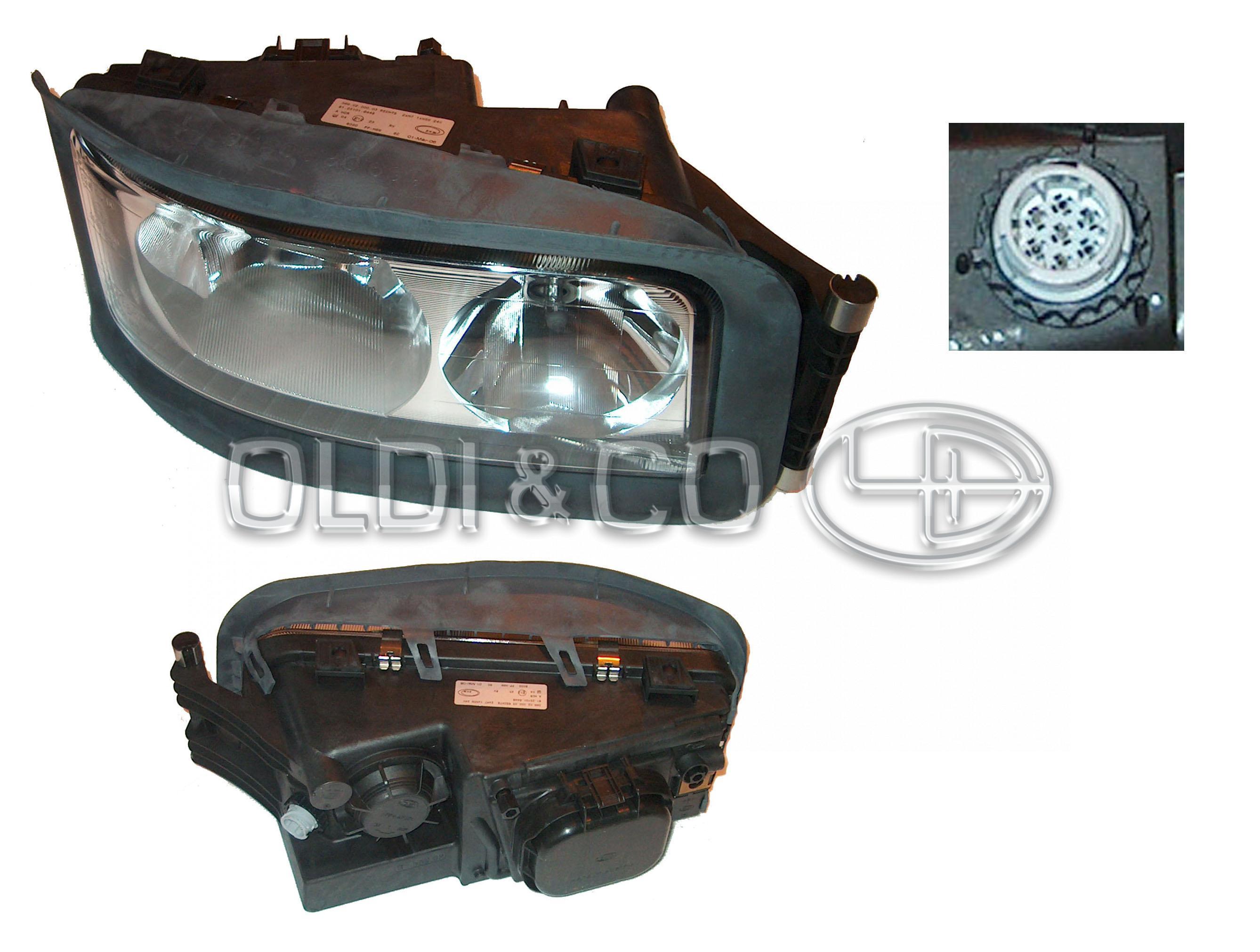 13.028.25170 Optics and bulbs → Complete headlamp