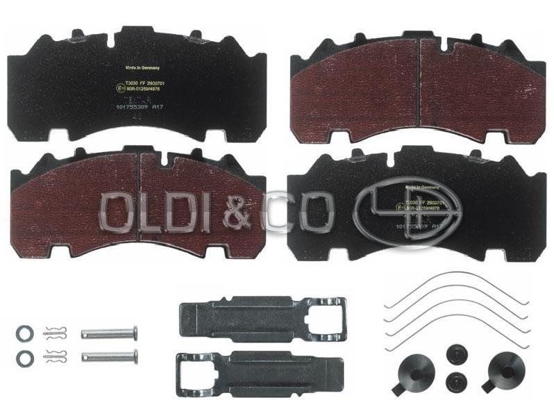 11.010.26389 Brake system → Brake pad kit