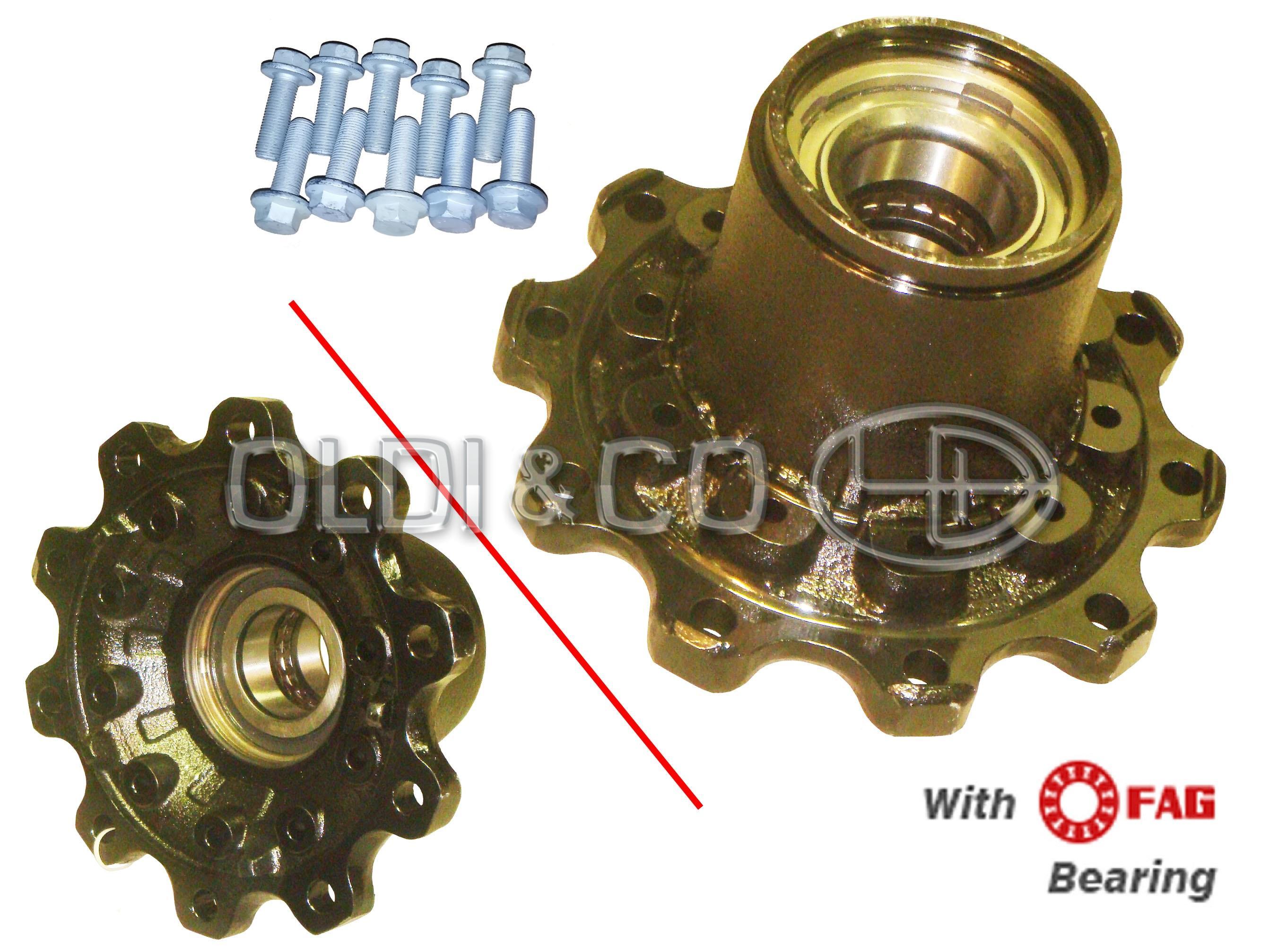 34.028.27222 Suspension parts → Hub with bearings
