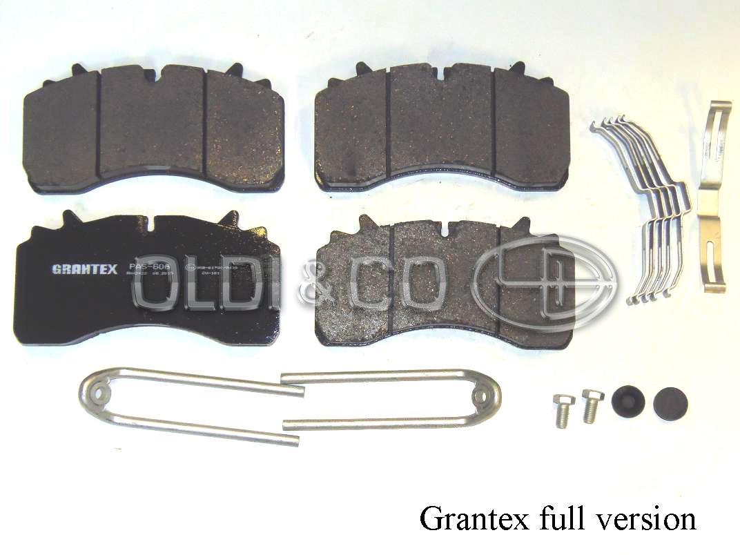 11.010.33209 Brake system → Brake pad kit