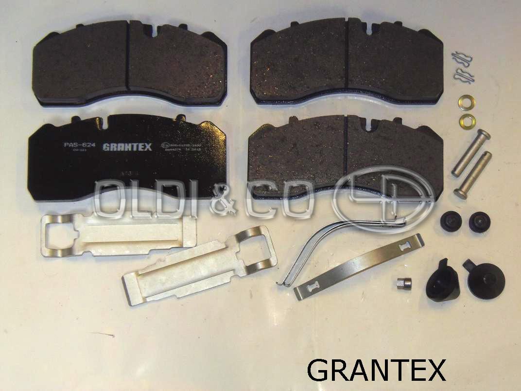 11.010.09085 Brake system → Brake pad kit