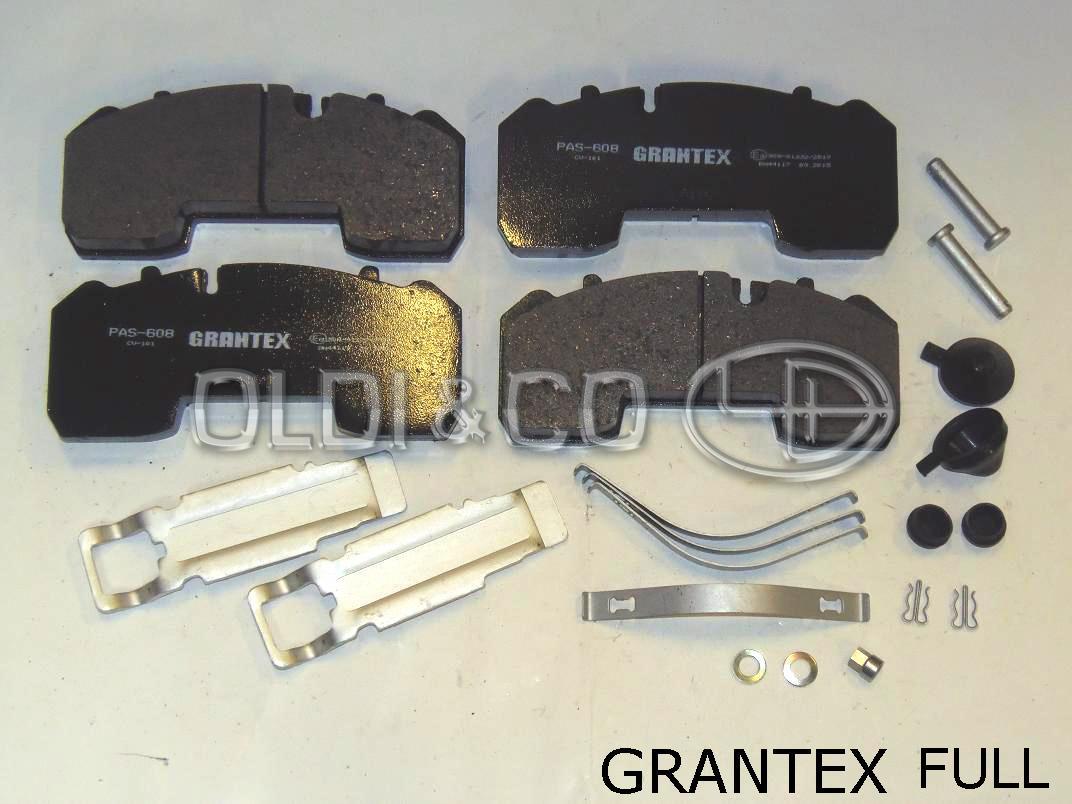 11.010.09327 Brake system → Brake pad kit