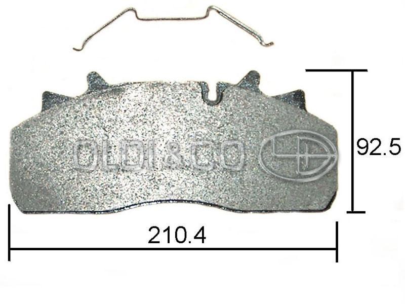 11.010.11944 / 
       
                          Brake pad kit