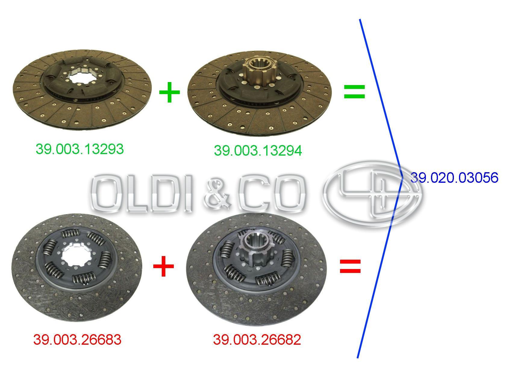 39.003.13293 / 
       
                          Clutch disc