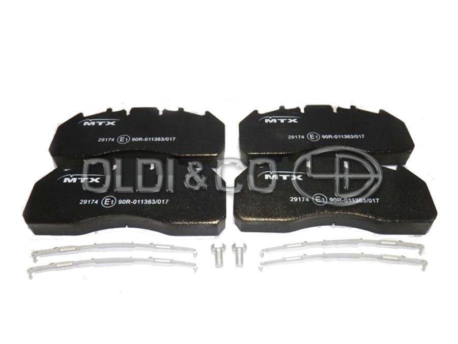 11.010.14204 / 
       
                          Brake pad kit