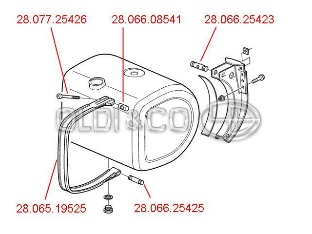 28.065.19525 / 
       
                          Fuel tank strap