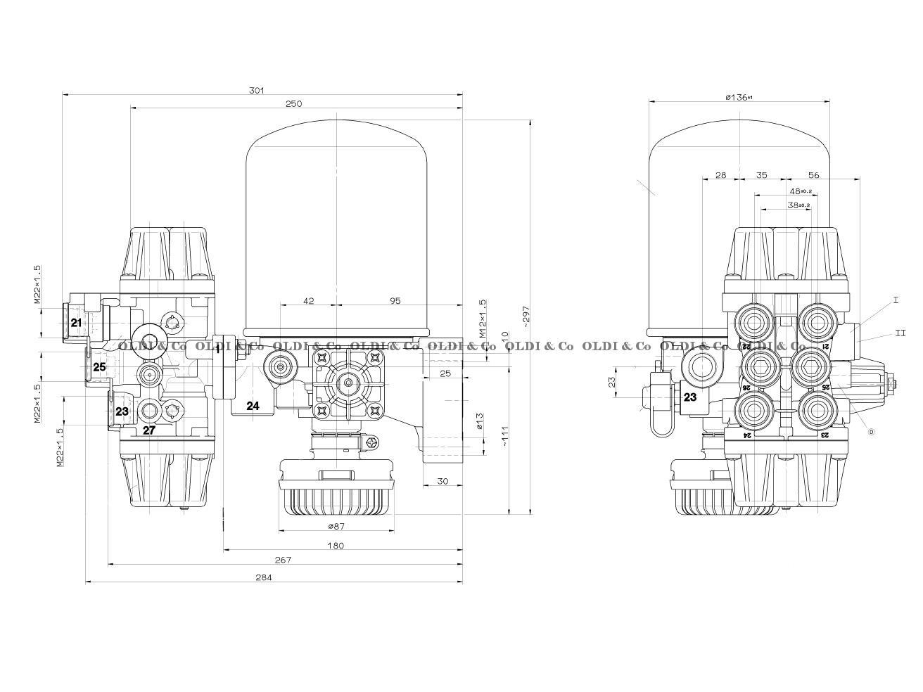 23.001.20499 / 
       
                          Air dryer