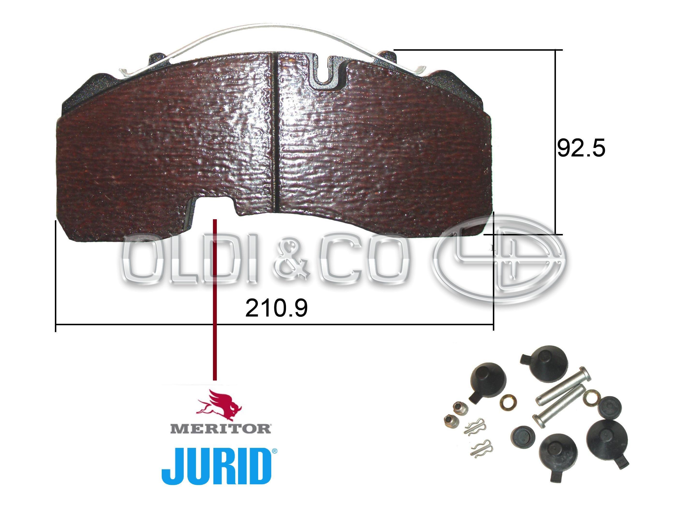 11.010.22702 / 
       
                          Brake pad kit