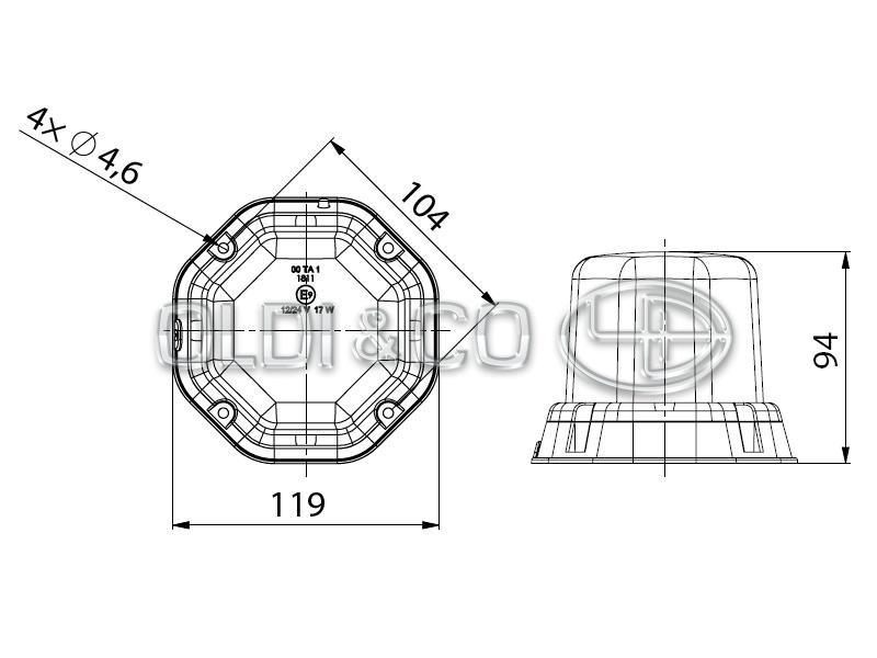 13.054.25904 / 
       
                          Beacon flashlight, LED