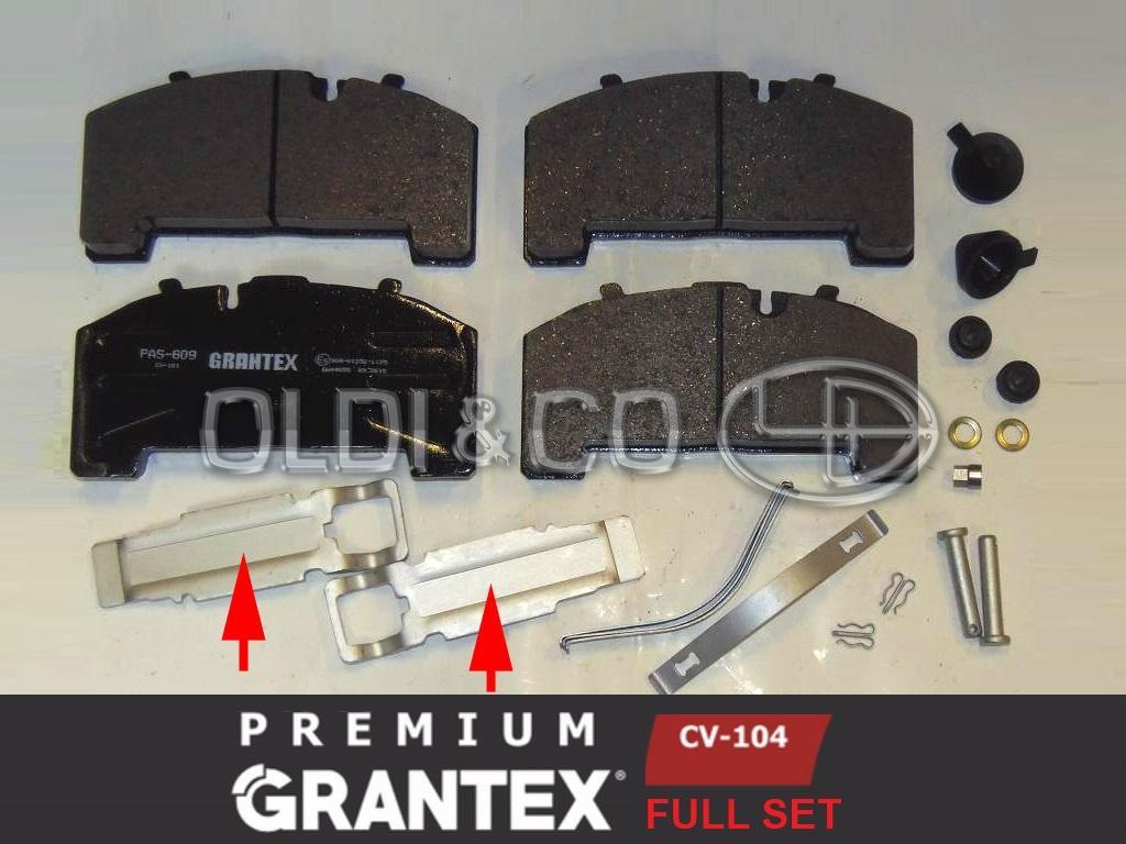 11.010.28739 / 
       
                          Brake pad kit