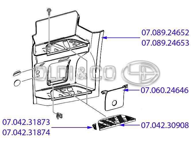 07.042.31874 / 
       
                          Решотка подножки кабины